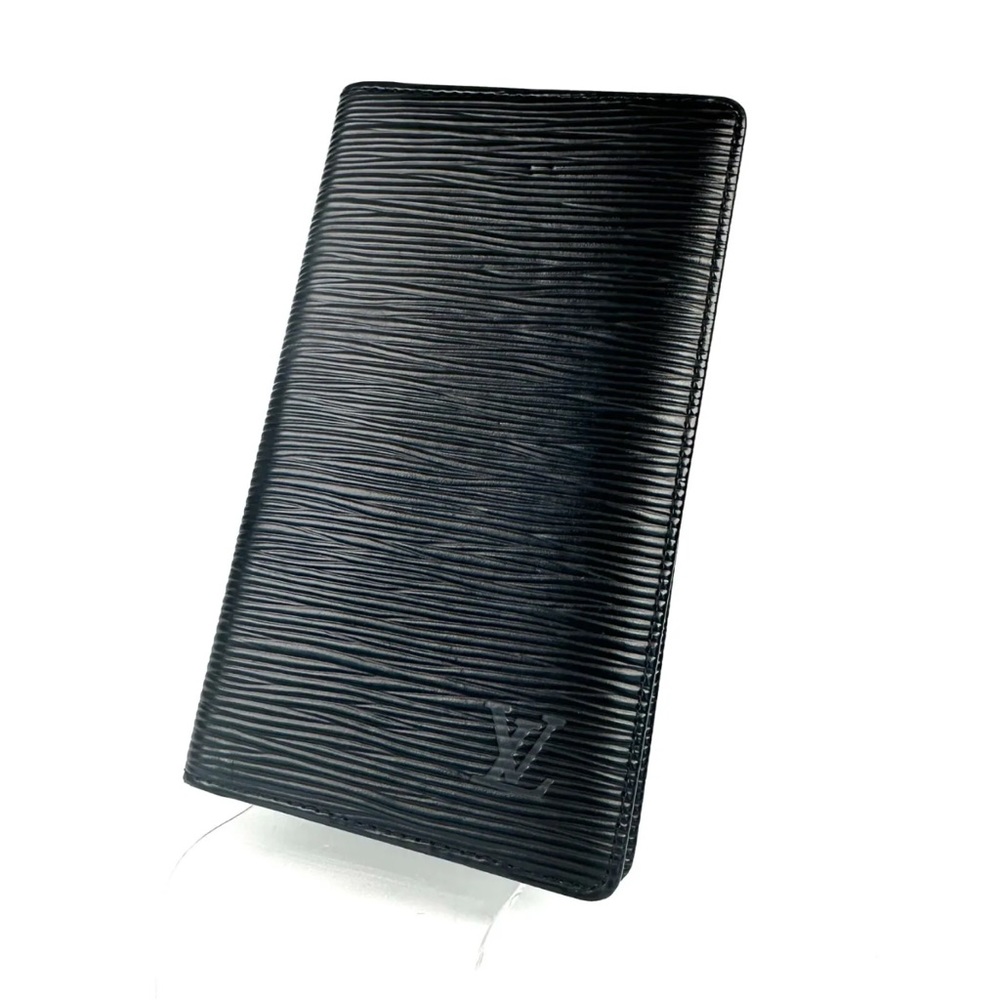 100% authentic vintage LOUIS VUITTON Agenda Posh Epi Leather Black